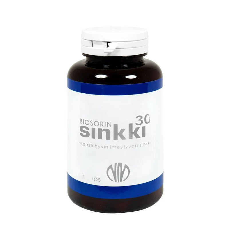 Sinkki 30 mg 120 kaps Sinkki 30 mg 120 kaps