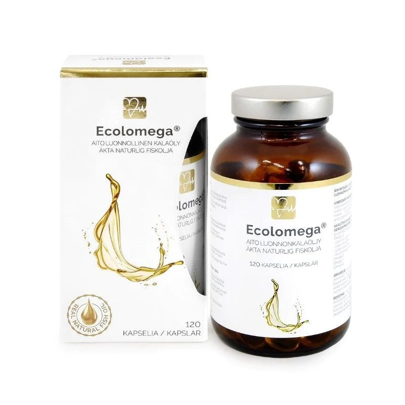 Ecolomega® kalaöljykapselit 120 kaps Ecolomega® kalaöljykapselit 120 kaps