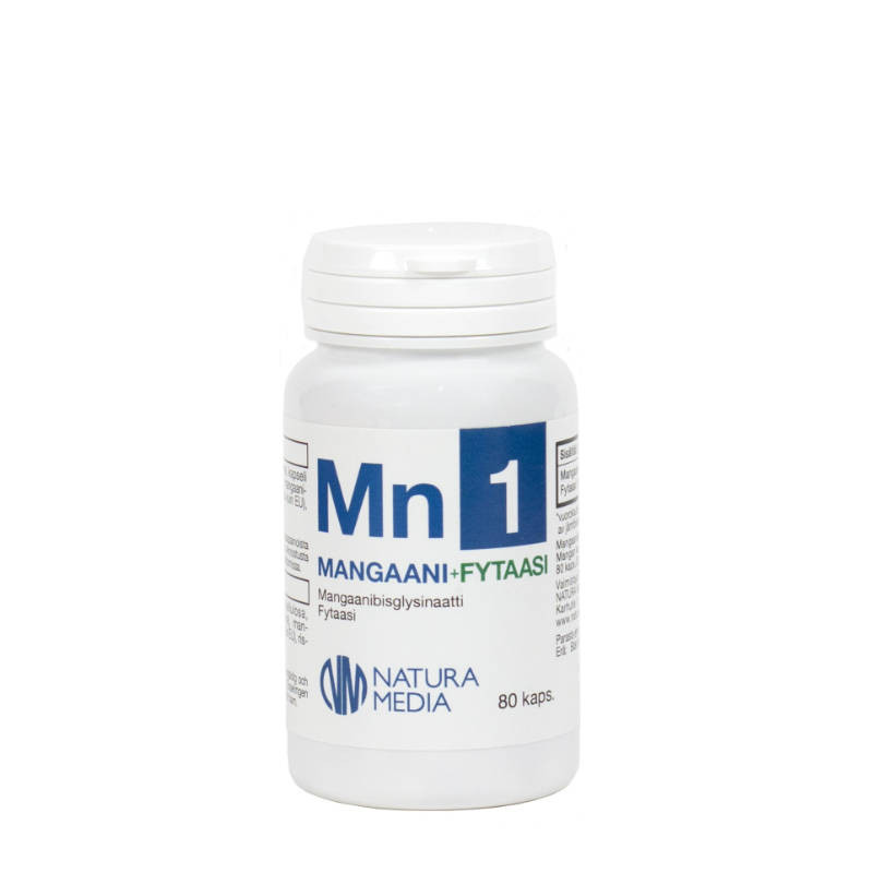 Mn1 Mangaani + Fytaasi 80 kaps Mn1 Mangaani + Fytaasi 80 kaps