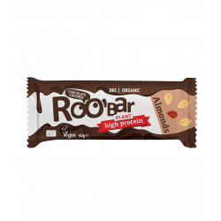 Suklaakuorrutteinen proteiini-mantelipatukka 40g, Roobar