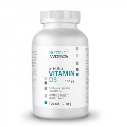 Starkt vitamin D3 100g, 200 kaps