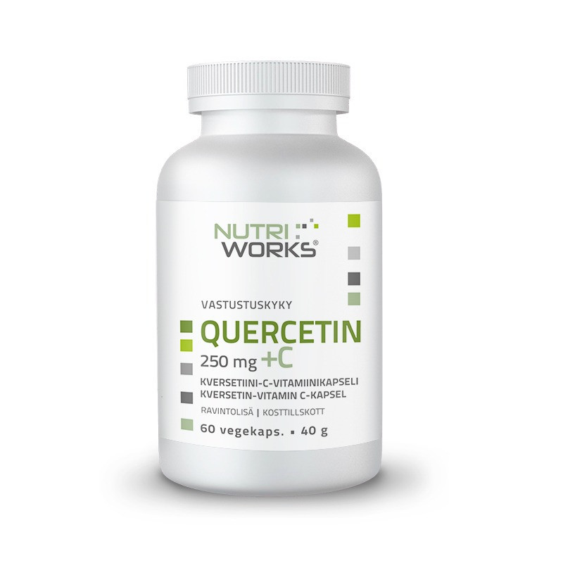 Quercetin 250 mg + C, 60 vegekaps. Quercetin 250 mg + C, 60 vegekaps.