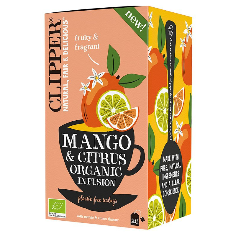 Mango & sitrus yrttitee 20 ps, Clipper Mango & sitrus yrttitee 20 ps, Clipper