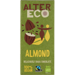 Mörk choklad, mandel 100g,...