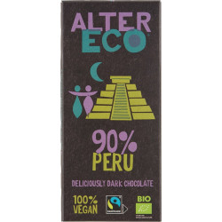 Tumma suklaa 90% 100 g, Alter Eco