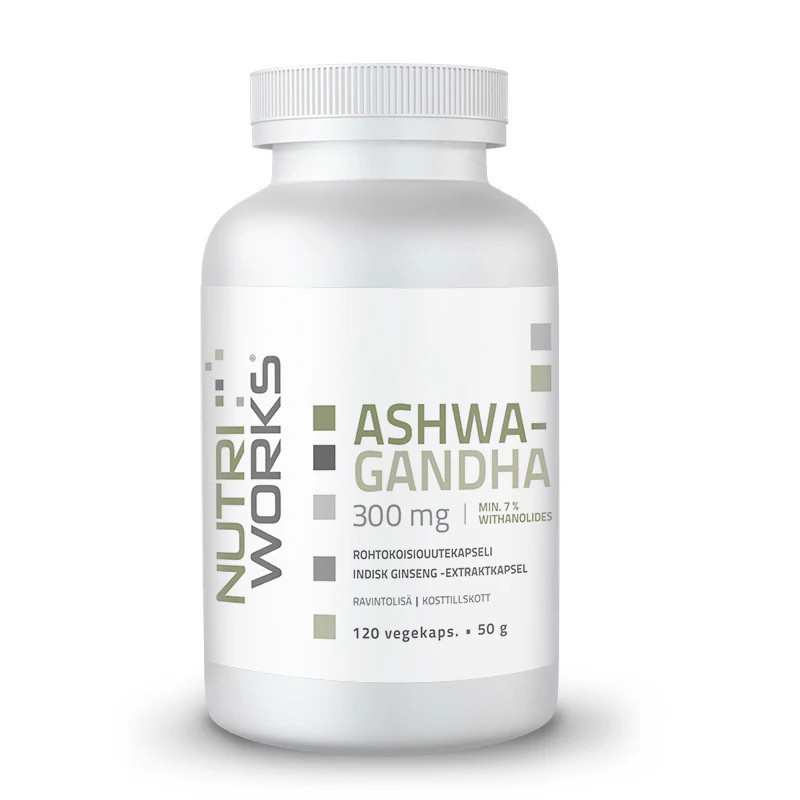 Ashwagandha 300 mg, 120 kaps., Nutri Works Ashwagandha 300 mg, 120 kaps., Nutri Works