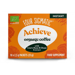 Mushroom coffee mix, Lion's mane & chaga 10 ps, Four Sigmatic