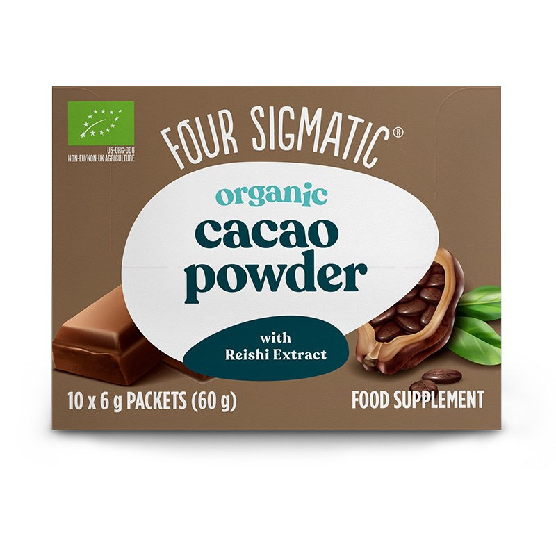 Mushroom cacao mix, reishi 10 ps, Four Sigmatic Mushroom cacao mix, reishi 10 ps, Four Sigmatic