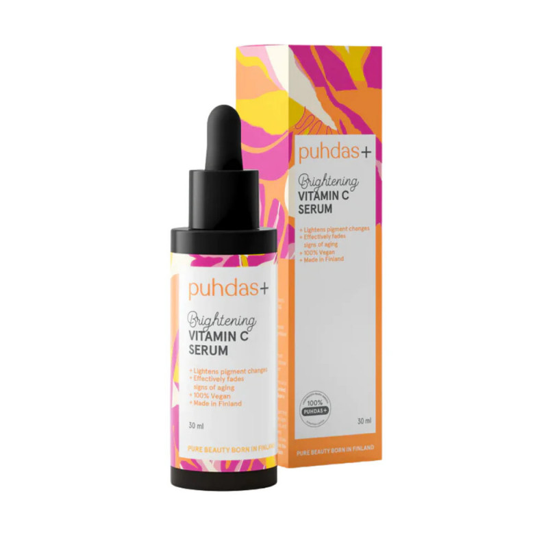 VITAMIN C SERUM 10% 30ML, PUHDAS+ VITAMIN C SERUM 10% 30ML, PUHDAS+