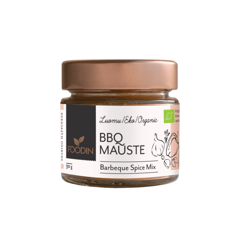 BBQ-mauste 30g, luomu BBQ-mauste 30g, luomu