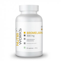 Bromelain 300mg, 90 kaps, Nutri Works