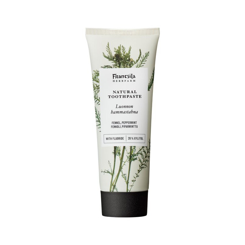 Naturlig tandkräm med fluorid 75ml