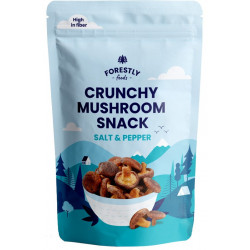 Mushroom chips, salt & pepper 50 g, Forestly