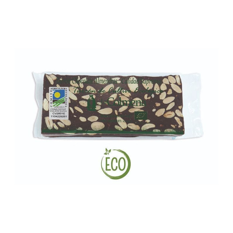 Choklad Nougat med mandel 200g, Ekologisk