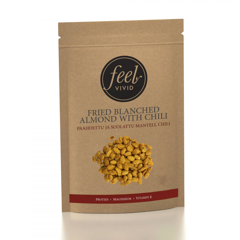 Rostad och saltad mandel med chili 400g