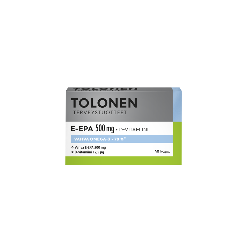 Tri Tolonen E-EPA 500mg, 40 kaps Tri Tolonen E-EPA 500mg, 40 kaps