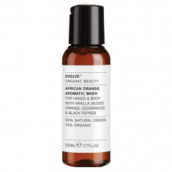 African Orange Aromatic Wash vartaloonpesuaine 50 ml, Evolve Organic Beauty