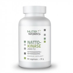 Nattokinase 100 mg, 60 kaps, Nutri Works