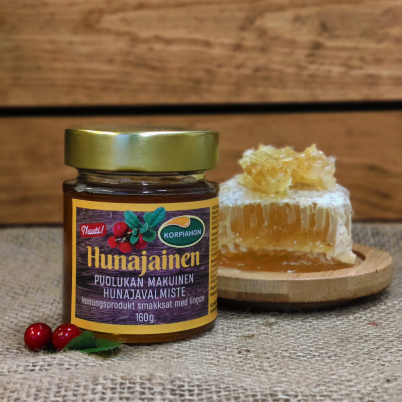 Hunaja, puolukka 160g