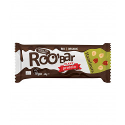 Suklaakuorrutteinen proteiini-hasselpähkinä patukka 40g, Roobar