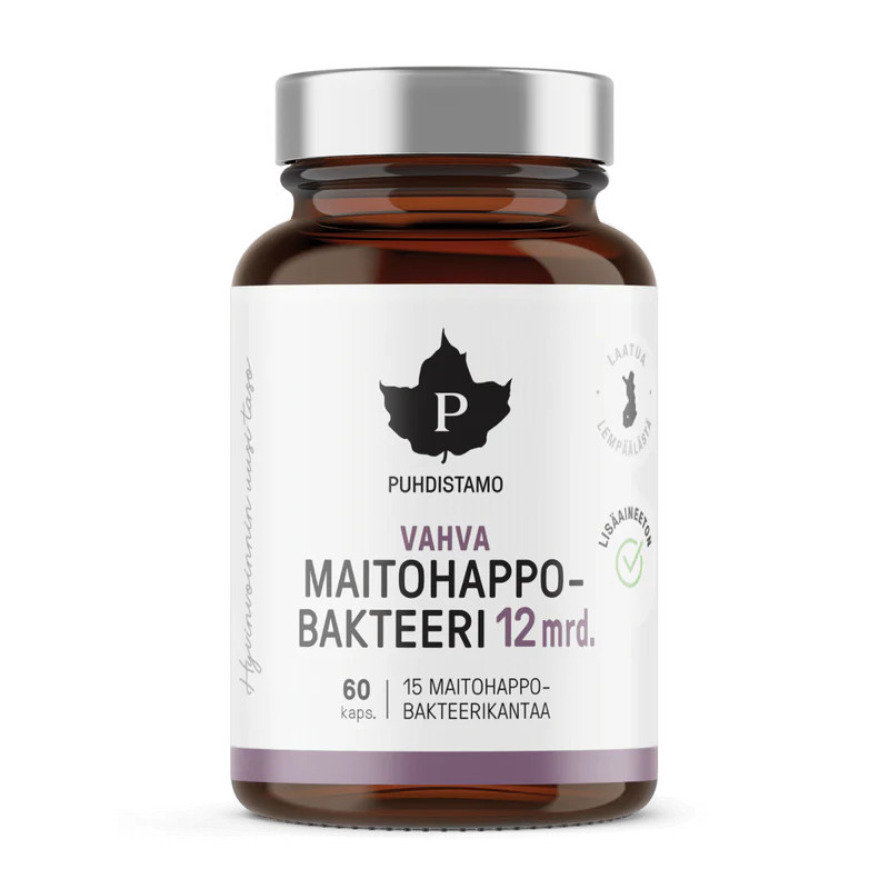 Vahva Maitohappobakteeri 12 mrd. - 60 kaps
