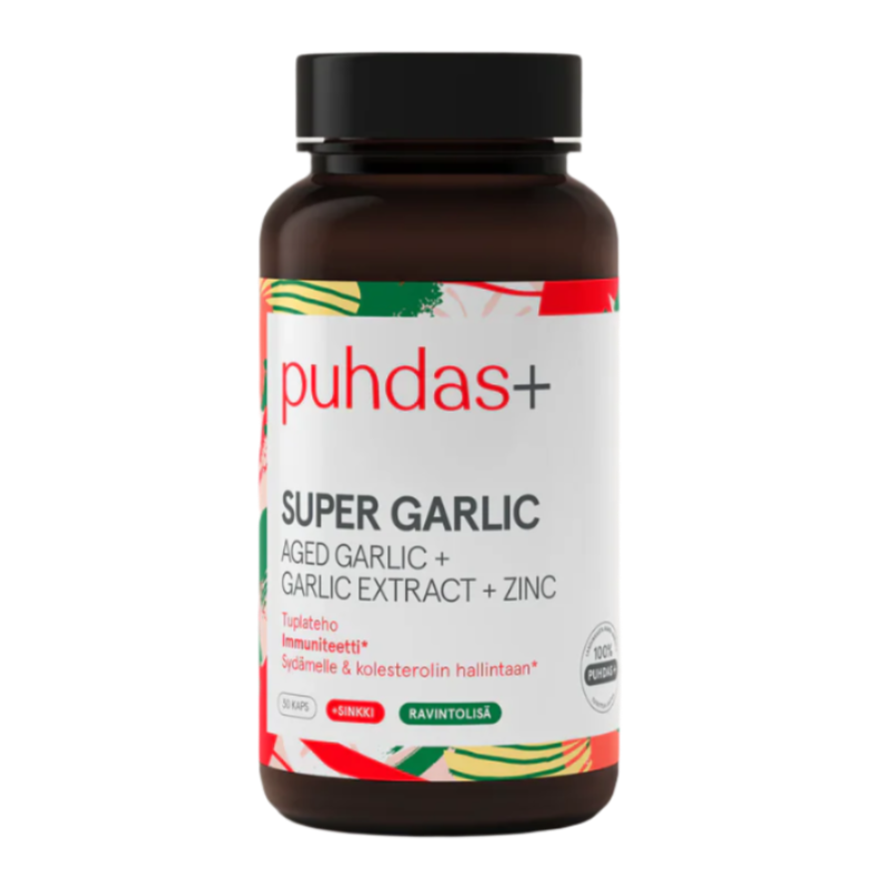 Super Garlic 60 kaps, Puhdas+ Super Garlic 60 kaps, Puhdas+