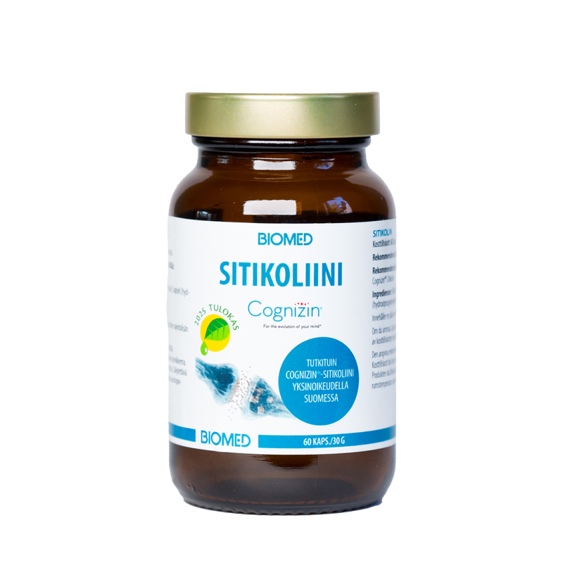 Sitikoliini Cognizin® 60 kaps, Biomed Sitikoliini Cognizin® 60 kaps, Biomed
