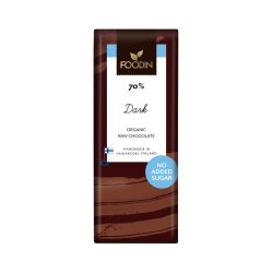 Rå mörk choklad 70%, osötad...