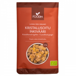 Kristallisoitu inkivääri,...