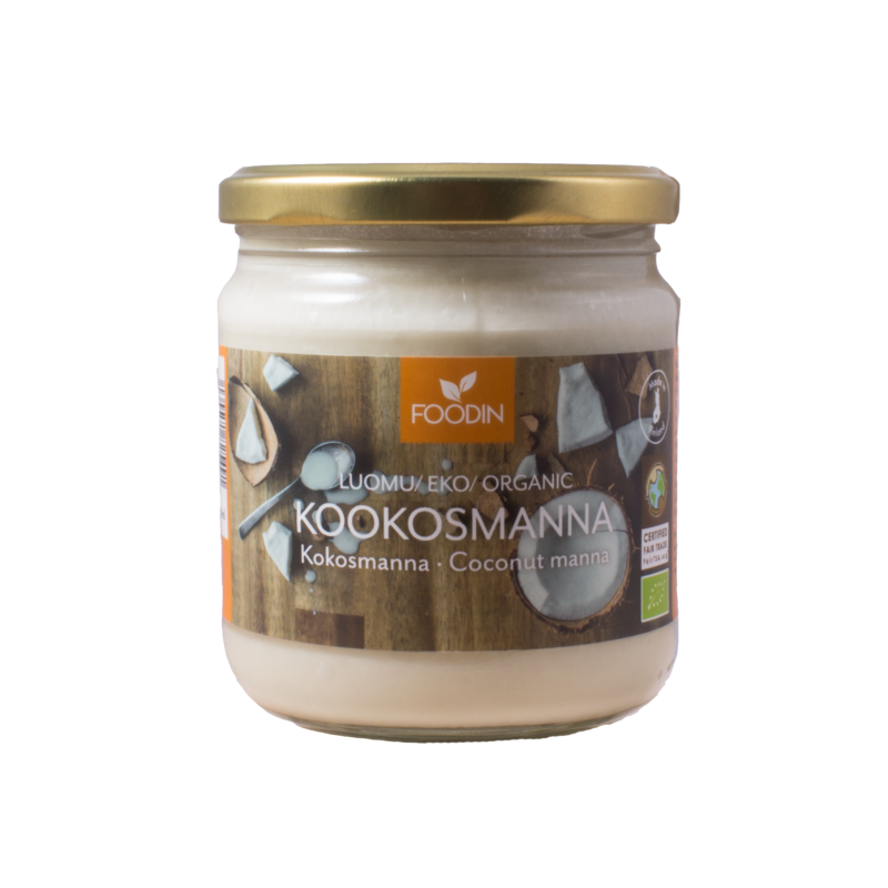 Kookosmanna, Raaka, Luomu, 400ml