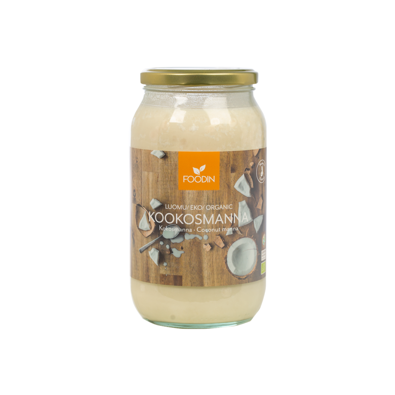 Kookosmanna, Raaka, Luomu, 1L