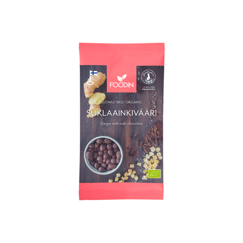 Raakasuklaainkivääri, Luomu, Raaka, 200g
