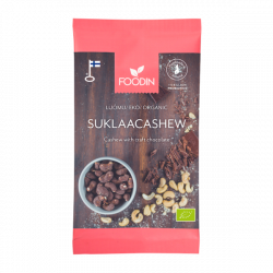 Raakasuklaacashew, Luomu, 60g
