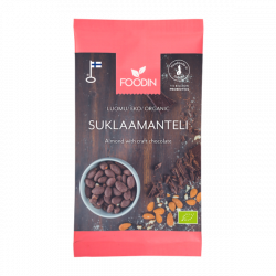 Raakasuklaamanteli, luomu, 60g