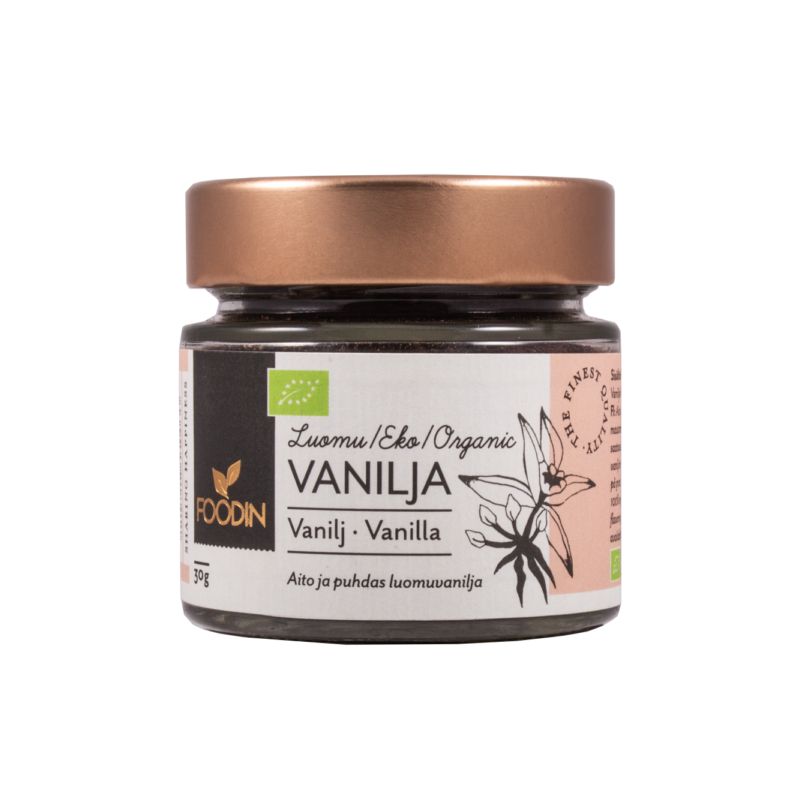 Vaniljajauhe, Luomu, 30g