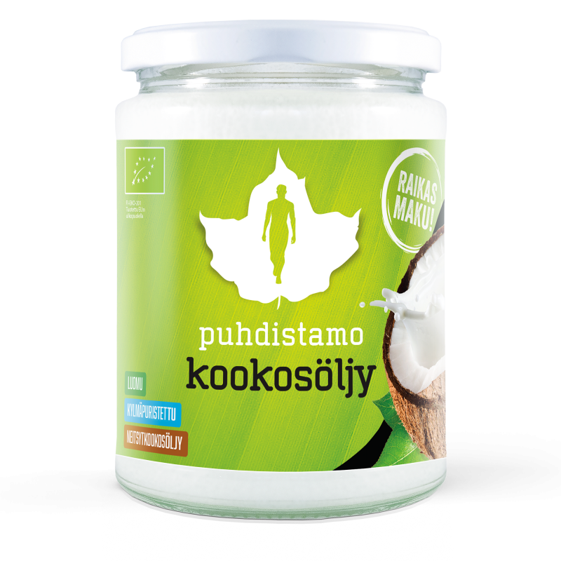 Kallpressad kokosnötolja, Ekologisk 500 ml