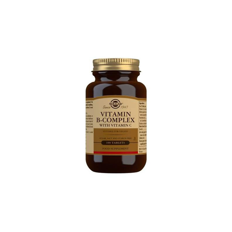 B-Complex + C-vitamiini, Solgar 100 tab
